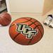 FANMATS NCAA University of Central Florida Basketball 27 in. x 27 in. Non-Slip Indoor Only Mat s in Black/Brown/Red | 27 W x 27 D in | Wayfair 4215