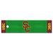 FANMATS NCAA University of Southern California Putting Green 72 in. x 18 in. Non-Slip Indoor Only Door Mat Synthetics | 18 W x 72 D in | Wayfair