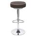 Dauphin Octave 19" Patio Bar Stool Metal in Brown | 19.5 H x 16 W x 16 D in | Wayfair OC9288/CH/R/A - 298-017