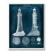 Stupell Industries Eddystone Rock Lighthouse Diagram Wall Plaque 15.0 H x 10.0 W x 0.5 D in/brownWood/Paper in Blue | 15" H X 10" W | Wayfair