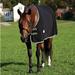 SmartPak Classic Fleece Cooler - M (74 - 76) - Black w/ Grey Trim & White Piping - Smartpak