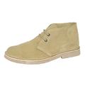 Roamers Men's Classic Suede Desert Boots, Camel, 9 UK