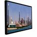 ArtWall Chicago Pano by Cody York - Panoramic Photograph Print on Canvas in Blue/Brown | 16 H x 48 W x 2 D in | Wayfair 0yor014a1648f