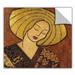 ArtWall 'Serenity' by Gloria Rothrock Removable Wall Decal in Brown/Yellow | 24 H x 24 W in | Wayfair 0rot021a2424p