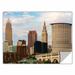 ArtWall 'Cleveland 9' by Cody York Photographic Print Removable Wall Decal in Blue/Brown | 16 H x 24 W in | Wayfair 0yor022a1624p