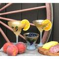 Golden Hill Studio Grapes 'n Vines 7 oz. Martini Glass in White/Yellow | 7 H x 4.5 W in | Wayfair WC222003