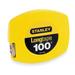 STANLEY 34-106 3/8 in x 100 ft Closed Case Long Tape Measure