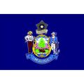 NYLGLO 142260 Maine State Flag,3x5 Ft