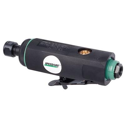 SPEEDAIRE 21AA86 Straight Die Grinder, 1/4 in NPT Female Air Inlet, 1/4 in