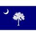 NYLGLO 2062 South Carolina State Flag,3x5 Ft