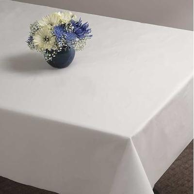 ZORO SELECT 112000 Table Cover,Plastic,54inx108in,Wht,PK12