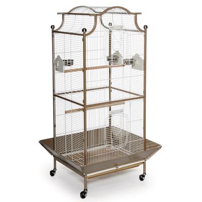 Prevue Pet Products Cocoa & Cream Pagoda Cockatiel Bird Cage, 24" L X 22" W X 58.5" H