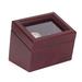 American Chest Brigadier Single Watch Box Wood/Fabric in Brown | 8.5 H x 7.5 W x 6.75 D in | Wayfair WW01-C