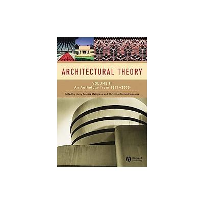 Architectural Theory by Harry Francis Mallgrave (Paperback - Blackwell Pub)