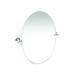 Gatco Tiara Oval Wall Mirror | Frameless Beveled Vanity Mirror Metal in Gray | 32 H x 28.5 W x 3.1 D in | Wayfair 4329LG