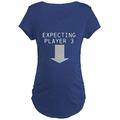 CafePress - Expecting Player 3 Maternity T Shirt - Maternity Dark T-Shirt