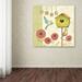 Trademark Fine Art "Welcome Home II" by Daphne Brissonnet Painting Print on Wrapped Canvas Canvas | 18 H x 18 W x 2 D in | Wayfair WAP0033-C1818GG