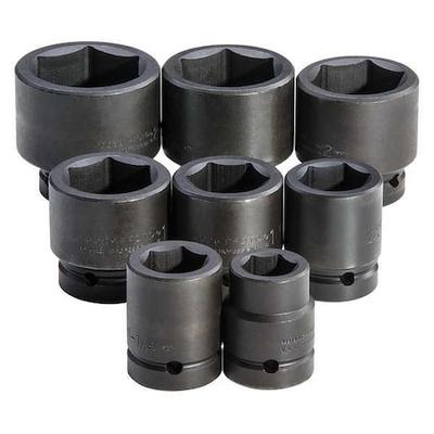 PROTO J76103 1" Drive Impact Socket Set, SAE, 8 pcs