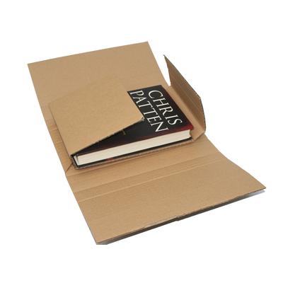 25 x Cardboard Book Mailers: Double wrap-around 210 x 155 x 102mm