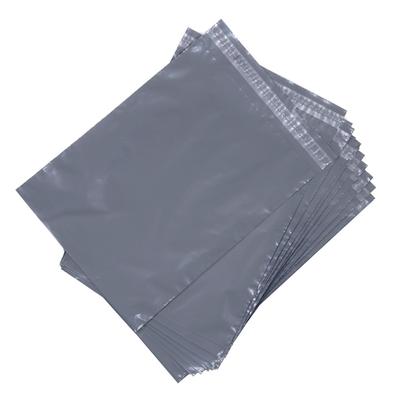 100 x Grey Mailing Sacks 575 x 700mm + 40mm - 55 micron