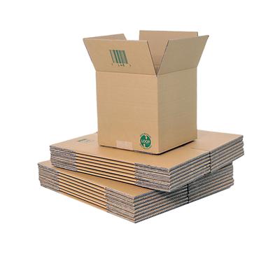 20 x Double Wall Cardboard Boxes 254 x 254 x 254mm