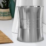 NU Steel Metal Waste Basket Stainless Steel in Gray | 10 H x 8.25 W in | Wayfair Mercury Glass/MG8H