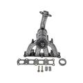 2007-2017 Jeep Patriot Exhaust Manifold with Integrated Catalytic Converter - Dorman 674-871