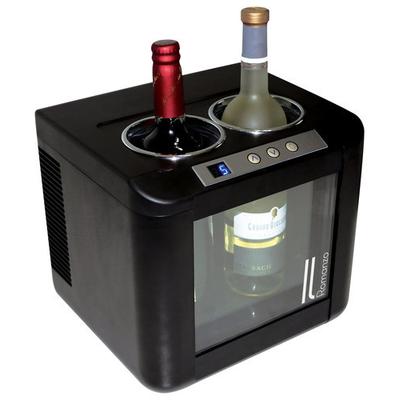 Vinotemp Il Romanzo 2-Bottle Wine Cooler - Black - IL-OW002