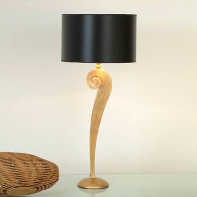 Holländer Tischleuchte Lorgolioso in Gold-Schwarz