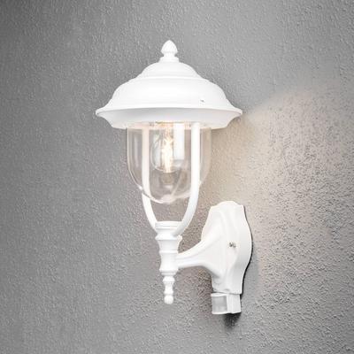 Konstsmide Außenwandlampe Parma mit Bewegungsmelder, weiß Image