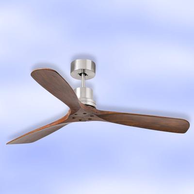 FARO BARCELONA Deckenventilator Lantau, Remote, walnuss/stahl