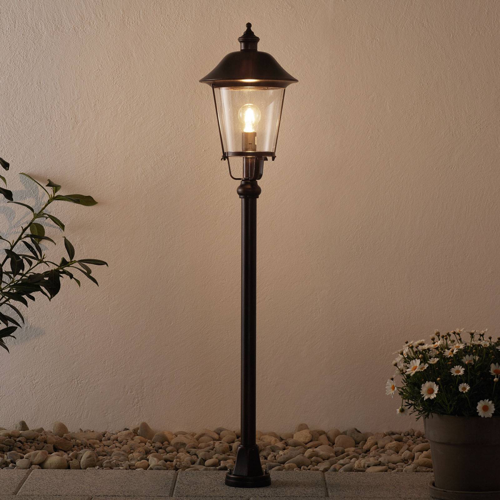 ORION Wegeleuchte MARIELLA, kupfer, Aluminium, Antik, Außenleuchte