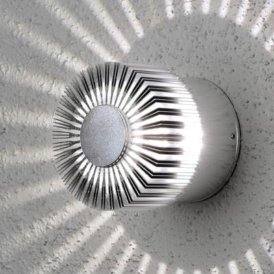 Konstsmide LED Aussenwandleuchte MONZA, alu / grau / zink, Aluminium, Modern, LED Wandleuchte außen Image
