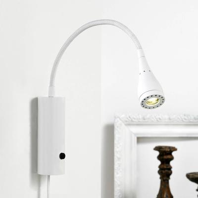 Nordlux Wandlampe MENTO, weiß / opal, für Schlafzimmer, Metall, Modern, LED Wandleuchte, Wandlampe Innen Image