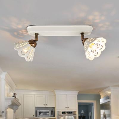 Ceramiche Deckenlampe PORTICO, dimmbar, weiß / opal, für Flurbereich, Keramik, Landhaus / Rustikal, Deckenlampe Image
