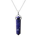 Franki Baker Blue Lapis Lazuli Double Point Spear Pendant Necklace on 925 Sterling Silver. Pendant Quality: A+. Chain Length: 45cms. Comes in Box.