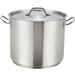 Winco Stock Pot w/ Lid Stainless Steel in Gray | 8.13 H x 14.38 W in | Wayfair SST-12