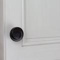 GlideRite Hardware Classic 1 1/8" Diameter Mushroom Knob Metal in Black | 1 D in | Wayfair 5414-MB