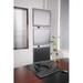 Vivo Triple Vertical Monitor Desk Stand, Steel in Black | 41 H x 12 W in | Wayfair STAND-V003D