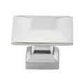 GlideRite Hardware 1 3/8" Length Square Knob Metal in Gray | 1.38 W in | Wayfair 5101-SN