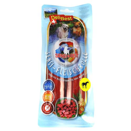 6x400g Sensi Fleischrolle Pferd DeliBest getreidefreies Hundefutter nass