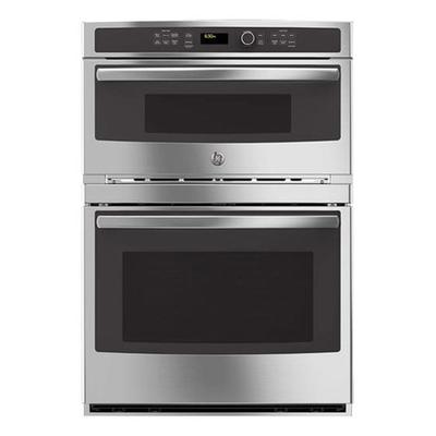 GE Profile Series 30" Built-In Single Electric Convection Wall Oven with Microwave - Stainless-Steel