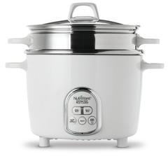 Aroma 14 Cup Pot Style NutriWare Digital Rice Cooker, Size 12.0 H x 12.0 W x 9.5 D in | Wayfair NRC-687SD-1SG