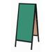 AARCO A-Frame Sidewalk Free Standing Chalkboard Metal in Black | 42 H x 24 W in | Wayfair BA-1G