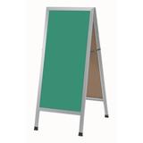 AARCO A-Frame Sidewalk Free Standing Chalkboard Metal | 42 H x 24 W in | Wayfair AA-1G