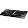 Unold 58175 Double Elegance Induction Cooker, 3500 W, Stainless Steel/Black