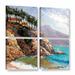 ArtWall Cabo San Lucas by Rick Kersten 4 Piece Painting Print on Wrapped Canvas Square Set Canvas in White | 36 H x 36 W x 2 D in | Wayfair