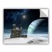 ArtWall Observatory by Cynthia Decker Removable Wall Decal Metal in Blue/Gray | 24 H x 32 W in | Wayfair 0dec020a2432p