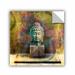 ArtWall Buddah by Elena Ray Removable Wall Decal Canvas/Fabric in White | 36 H x 36 W in | Wayfair 0ray030a3636p
