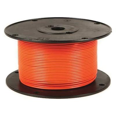GROTE 87-6012 Primary Wire, GPT, 12 AWG, 1C C, Orange, PVC, Stranded, 60V, 100